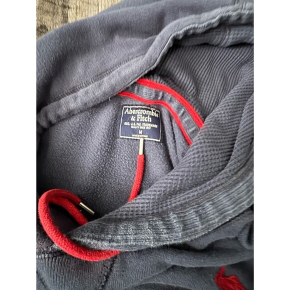 Abercrombie and Fitch, blue and red hoodie size medium - Picture 3 of 5